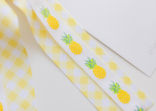 Load image into Gallery viewer, Bertie Hair Bow - Pineapple
