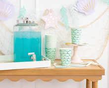 Load image into Gallery viewer, Mermaid Tail Paper Party Cups - 12 oz