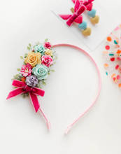 Load image into Gallery viewer, Ella Headband Headband - Happy Rainbow