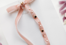 Load image into Gallery viewer, Tally hair bow - Blush Stars