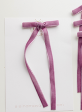 Load image into Gallery viewer, Tally hair bow - Egg Plant