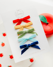 Load image into Gallery viewer, Little Tally Hairbow SET - Primary Rainbow