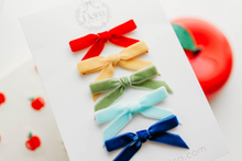 Load image into Gallery viewer, Little Tally Hairbow SET - Primary Rainbow