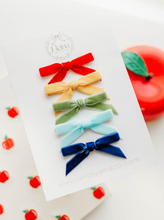 Load image into Gallery viewer, Little Tally Hairbow SET - Primary Rainbow