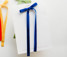 Load image into Gallery viewer, Tally hair bow - Navy