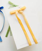 Load image into Gallery viewer, Tally hair bow - Yellow