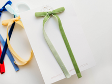 Load image into Gallery viewer, Tally hair bow - Grass