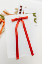 Load image into Gallery viewer, Tally hair bow - Rusted Leaves