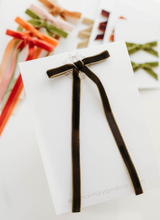 Load image into Gallery viewer, Tally hair bow - Deep Fern