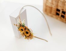 Load image into Gallery viewer, Little Ella Headband - Sunflower Dreams