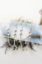 Load image into Gallery viewer, Yonne Bow Rhinestone Headband - Silver