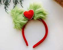 Load image into Gallery viewer, Green Mean Guy Headband