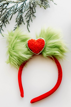 Load image into Gallery viewer, Green Mean Guy Headband