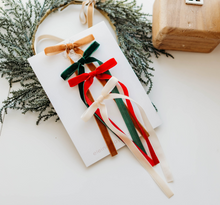 Load image into Gallery viewer, Tally hair bow SET - Velvet Reverie