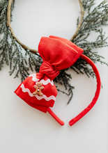 Load image into Gallery viewer, Sandy Headband - Gingerbread RED
