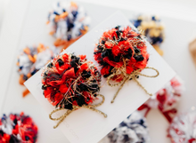 Load image into Gallery viewer, Game Day Sparkle Poms CLIP SET - Niner Girl Pom