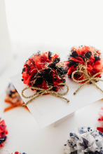 Load image into Gallery viewer, Game Day Sparkle Poms CLIP SET - Niner Girl Pom