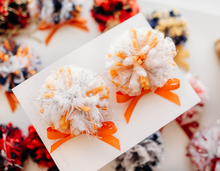 Load image into Gallery viewer, Game Day Sparkle Poms CLIP SET - Longhorn Pride Pom