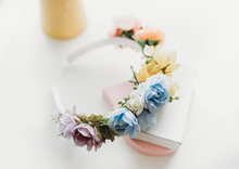 Load image into Gallery viewer, Claire Headband - Spring Rainbow - PREORDER