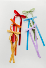 Load image into Gallery viewer, Tally Hairbow SET - Primary Rainbow