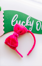 Load image into Gallery viewer, Sandy Headband - Hot Pink Velvet