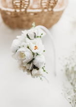 Load image into Gallery viewer, Leah Floral Headband - White Heaven