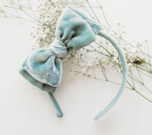 Load image into Gallery viewer, Sandy Velvet - Dusty Tea Blue