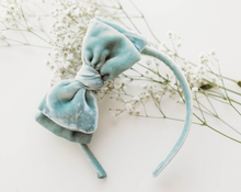 Load image into Gallery viewer, Sandy Velvet - Dusty Tea Blue