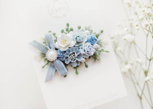 Load image into Gallery viewer, Bloom Hair Clip - Blue