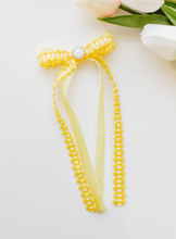 Load image into Gallery viewer, Winnie Bow - Yellow Gingham