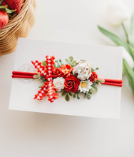 Load image into Gallery viewer, Bloom Nylon Headband - Red Strawberry