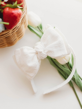 Load image into Gallery viewer, Sandy Headband - Berry Belle (white)