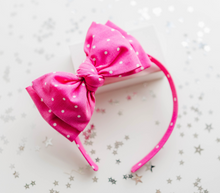 Load image into Gallery viewer, Sandy Headband - Hot Pink Dots