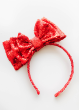 Load image into Gallery viewer, Opal Headband - Sparkly Red