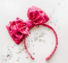 Load image into Gallery viewer, Opal Headband - Sparkly Hot Pink
