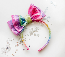 Load image into Gallery viewer, Opal Headband - Sparkly Rainbow