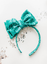 Load image into Gallery viewer, Opal Headband - Sparkly Turquoise