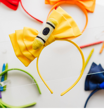 Load image into Gallery viewer, Opal Headband - Yellow Crayon