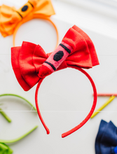 Load image into Gallery viewer, Opal Headband - Red Crayon