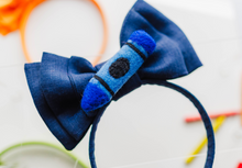 Load image into Gallery viewer, Opal Headband - Navy Crayon