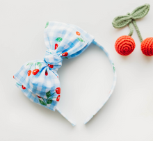 Load image into Gallery viewer, Sandy Headband - Plaid Cherry