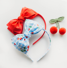Load image into Gallery viewer, Sandy Headband - Plaid Cherry