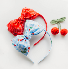 Load image into Gallery viewer, Sandy Headband - Red & White Dots