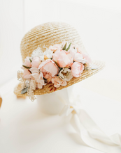 Load image into Gallery viewer, Petite Fleur Floral Hat