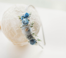 Load image into Gallery viewer, Little Romance Signature Headband - Light Blue