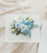 Load image into Gallery viewer, Petite Fleur Hair Clip - Blue