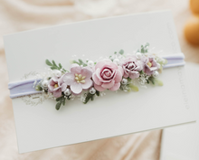 Load image into Gallery viewer, Little Romance Headband - Purple Dream
