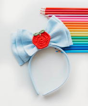 Load image into Gallery viewer, Opal Headband - Light Blue Apple