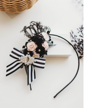 Load image into Gallery viewer, Evangeline Headband - Black Dahlia