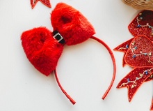 Load image into Gallery viewer, Santa Christmas Headband